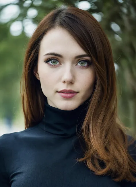 A stunning intricate full color portrait of (sks woman:1), wearing a black turtleneck, epic character composition, by ilya kuvshinov, alessio albi, nina masic, sharp focus, natural lighting, subsurface scattering, f2, 35mm, film grain, <lora:locon_amouranth_v1_from_v1_64_32:1.25>