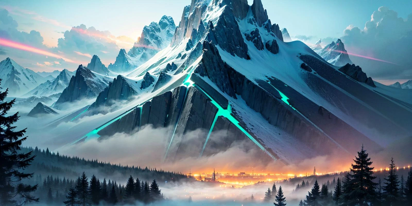 (masterpiece), (best quality), (incredible digital artwork), atmospheric scene inspired by a Peter Jackson fantasy movie, breathtaking landscape, towering mountains, lush forests, misty valleys, awe-inspiring structures, diverse and vibrant characters, engaging in a pivotal moment, dramatic lighting, vivid colors, intricate details, expertly capturing the essence of an epic cinematic experience
masterpiece, best quality, realistic, ultra highres, depth of field, (full dual colour neon lighting:1.2), (hard dual colour lighting:1.4), (detailed background), (masterpiece:1.2), (ultra detailed), (best quality), intricate, comprehensive cinematic, magical photography, (gradients), colorful, detailed landscape, visual key,