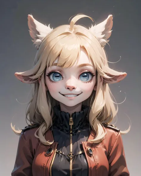 1girl, solo, looking at viewer, smile, simple background, furry goat girl 
 <lora:concept_horizontal_pupils-v2:1>