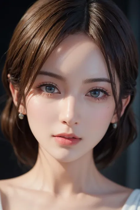 (((Masterpiece:1.3))),((realistic)),((cinematic lighting)),((extremely detailed)),soft lighting,opalescent,opal render,highres,ultra-detailed,intricate,detailed,extremely detailed,soft lighting,depth of field,8k,(extremely high quality:1),dynamic lighting,delicate,1girl:1,beautiful:1,((perfect face)),((perfect eyes refined)),(detailed body),detailed face,