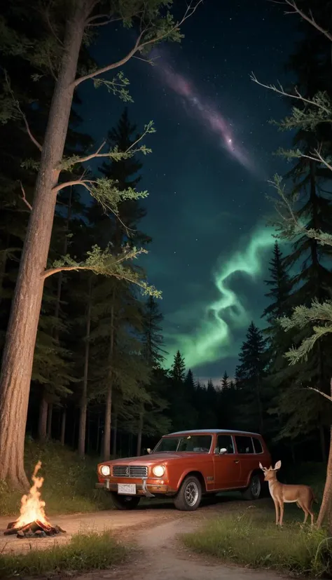Stable_Yogis_PDXL_Positives
general, outdoors, tree, night, animal, fire, scenery, nature, motor vehicle, forest, dog, car, horse, deer, cow