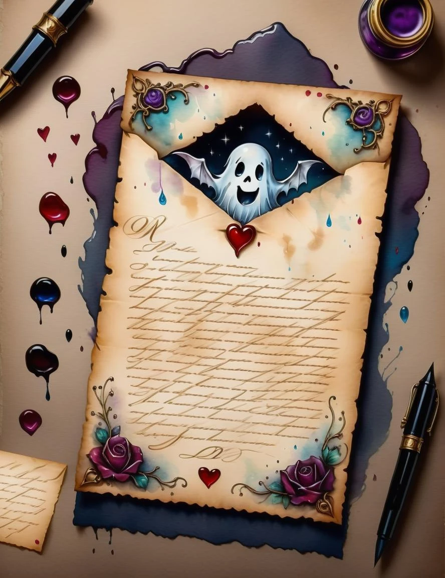 SDXL Ink Stains