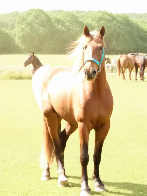 overexposure, horse, <lora:è¿åº¦æå
T1:0.8>