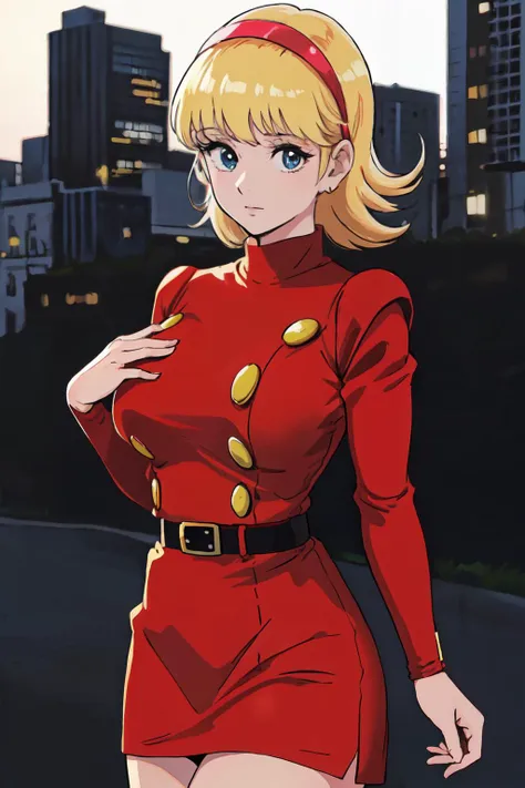 <lora:Cyborg003:0.6>cyborg003, city, mini skirt, large breasts, red dress, blonde hair,
(best quality, masterpiece, RAW photo,ultra-detailed:1.2), <lyco:GoodHands-beta2:1.0>,1girl,solo,looking at viewer,