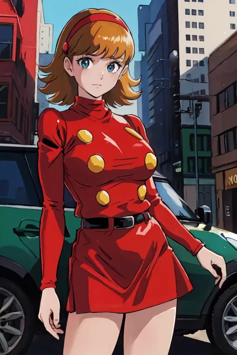<lora:Cyborg003:0.6>cyborg003, city, mini skirt, large breasts, red dress,
(best quality, masterpiece, RAW photo,ultra-detailed:1.2), <lyco:GoodHands-beta2:1.0>,1girl,solo,looking at viewer,