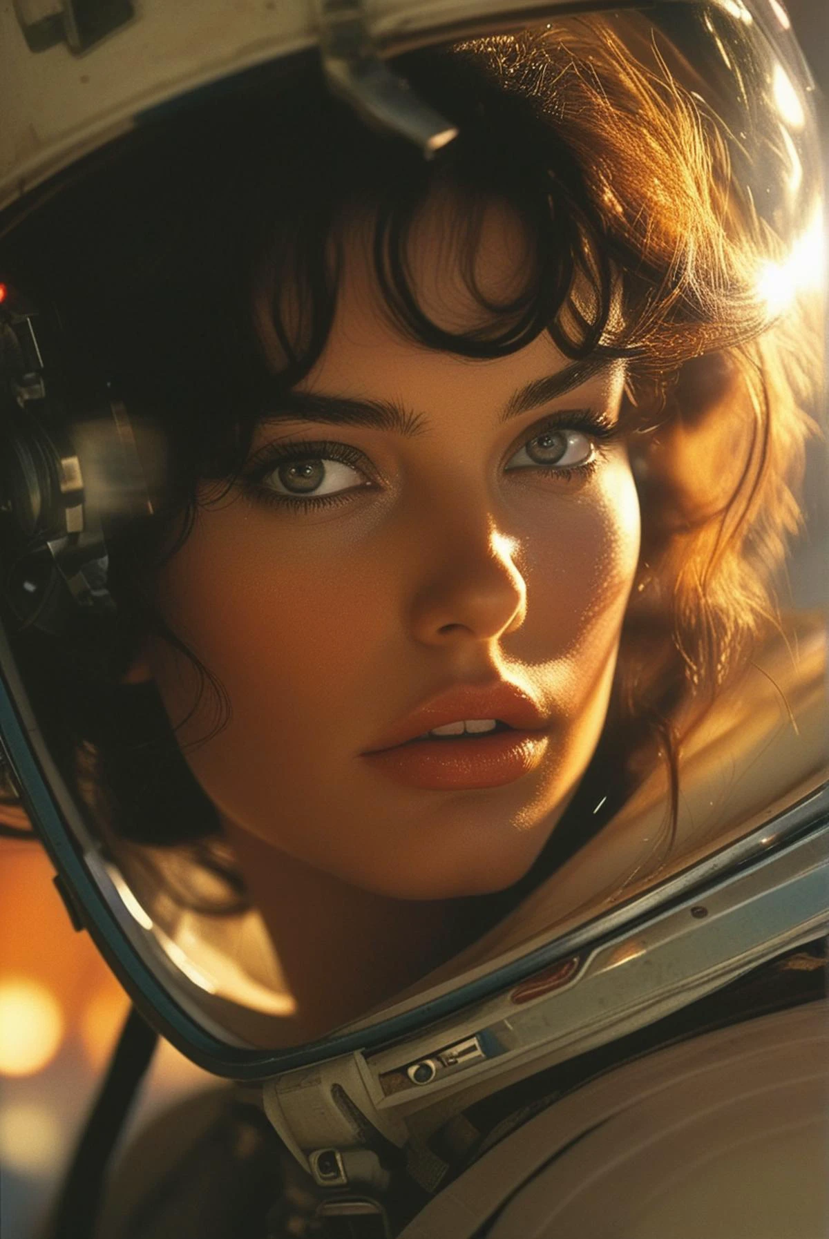 (Low Lighting Photography by Mimoza Veliu and Mario Giacomelli:1.2), Photo of TWbabeXL01, NSFW, photorealistic, by Greg Tocchini and Shiro Masamune, underexposure, a discovery of advanced technology on a distant planet , hyper detailed, professional sci-fi movie poster art, bold lines, award winning, trending on ArtStation , analog film, realistic film grain, microcontrast, (intricate details, hyperrealistic, masterpiece, best quality:1.4), (multi-layer-lighting:0.7), (sparkling eyes looking at viewer:0.5), dynamic pose, high budget movie, in the style of nicola samori, milo manara, <lora:TWbabeXL01:0.4>, <lora:yummy_nudes:0.3>, <lora:MJ52:0.2>,