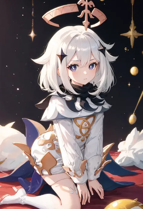 {safe:1.10}, best quality, masterpiece, highres, solo, {paimon_genshin:0.90}, kneeling, kneeling on one knee, on one knee, cowboy_shot, looking at viewer