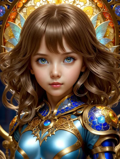Fairy tale ultra realistic, highly detailed, HDR, UHD, 64K, highly detailed, 64k, award-winning, professional, (Final Fantasy:1.1) XVI, (e chirtrait:1.2), wide shot 24mm, perspective view, extreme angle, detailed eyes, asymmetric hair, subtle sci-fi android elements, glossy, colorful, realistic, digital painting, artistic, Penrose tiling, volumetric lighting <lora:wowifierXL:0.5> <lora:XSsdxl_1:0.2> . Magical, fantastical, enchanting, storybook style, highly detailed
