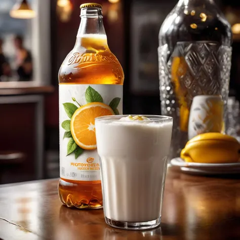 Photorealistic portrait of a Better Beverage Visual Promotion, <lora:drinks-000009:1>