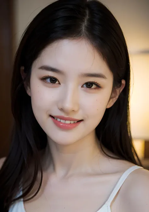 Best quality, masterpiece, ultra high res, (photorealistic:1.4), raw photo, seductive smile, cute, realistic lighting, <lora:ran:0.2> <lora:liuyifei:0.4> <lora:daili_v20:0.1>