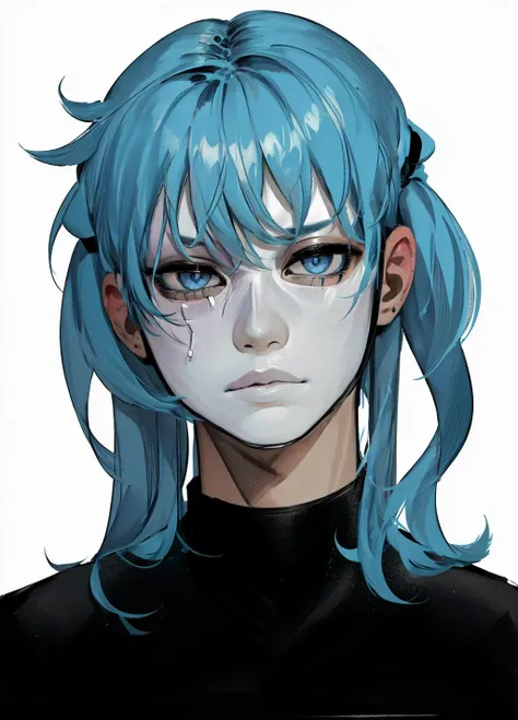 full body, pov (masterpiece), best quality, highly detailed faces, (SHARP details), 4k, highly detailed, expressive eyes, SHARP detail expressive eyes, (SHARP detail perfect face), teal blue hair, (shiny lipstick) (orange eyes), long hair, detailed face, medium breasts, long eyelashes, mature, (smirk, closed lips, big plump lips, eyeshadow) shiny skin, beautiful eyes,(detailed eyes, sharp eyes, clear pupils:0.8), wispy bangs, naughty look, mature