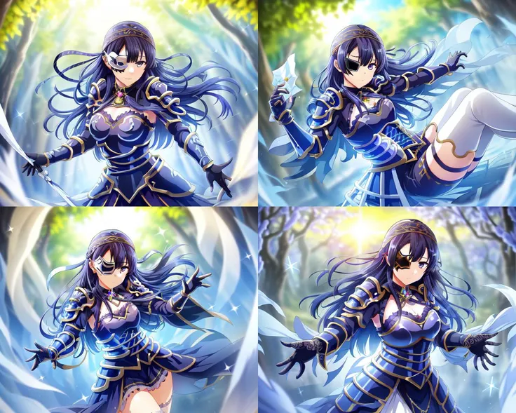 tomoe_tamao\(starlight\),tomoe_tamao\(death_tarot\),1girl , blindfold, chest_armor, blurry, depth_of_field, solo, sparkle ,, masterpiece, high_quality,Extremely Delicate Pixiv 8K-Illustration, Best Quality, Hyper Detailed, Intricate Details, Sun Dogs Effect, Depth Of Field,, (extremely detailed skin), (extremely detailed eyes), (extremely detailed face), (extremely detailed hair), (perfect anatomy), extremely detailed CG unity 8k wallpaper,thick highlights in eyes,extremely detailed glistening iris, perfect shading, perfect overlay, perfect highlights, color tress, colorful reflected light in eyes,
