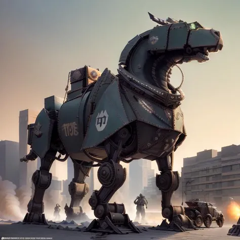 rendering, realistic, Midnight Green and Camel very overcomplicated (art deco:1.2) huge war machine in crosswalk at 1920s, a virtual reality world becomes the new reality , (dieselpunkai:1.2), <lora:dieselpunkai_9MB:1>