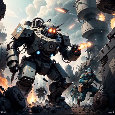 <lora:battletechMk1_01:0.5> , <lora:gundamRX78_v2:0.5>
was-battletech, photo realisitc,
best quality, masterpiece, highly detailed ,ultra-detailed, RAW, analog style, (Bmecha no humans:1.3), sharp focus, volumetric fog, 8k uhd, dslr, high quality, film grain, Fujifilm XT3
masculine giant robot standing in a field, battlemech, mech,
((8k, RAW photo, highest quality, realistic:2, masterpiece, ultra high resolution, CG 8K wallpapers)), physics-based rendering, centered full body,
explosion everywhere
