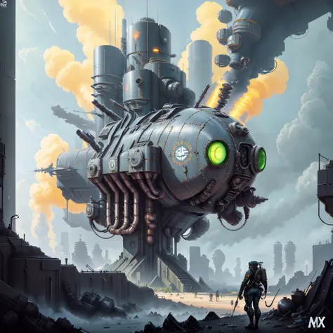<lora:dieselpunkai8:1>, dieselpunkai, dieselpunk capital, mad architecture retro-futuristic ww1