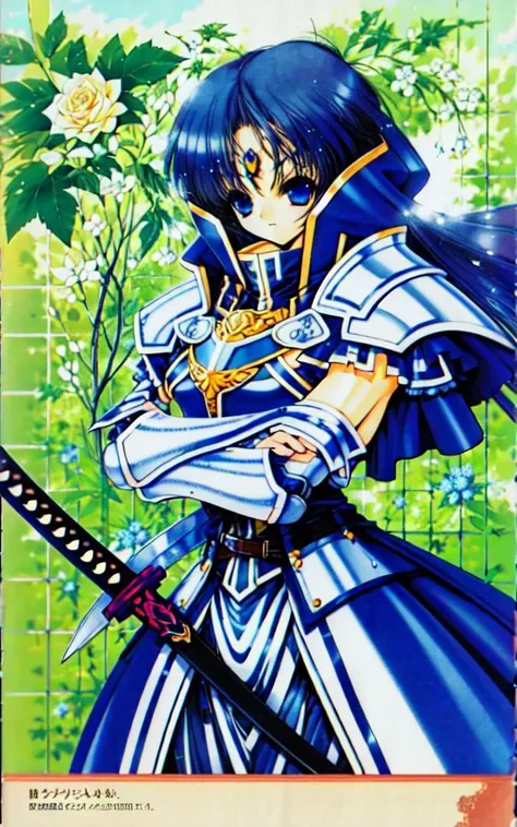Original Character, Fantasy Concept Art, Volumetric Lighting, Best Shadows, Shallow Depth of Field, Portrait Of Noble Knight Man, Dignified, Delicate Tactical Heavy Armor, Opaque Visor, Face Armor, Pauldrons, Tasset Belt, Gauntlet, Poleyn, High Quality Armor Texture, Broad Shoulders, Extremely Tall. Sword Scabbard, Standing Tall, Crossed Arms, Looking At Viewer, Glaring Sunlight, Rose Garden, Rose Thornbush, (Highest Quality, Amazing Details:1.25), (Solo:1.3), Brilliant Colorful Paintings <lora:ramiyamerge:0.8>