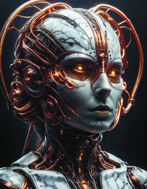 cyborg woman| with a visible detailed brain| muscles cable wires| biopunk| cybernetic| cyberpunk| white marble bust| canon m50| 100mm| sharp focus| smooth| hyperrealism| highly detailed| intricate details| carved,cyberpukai <lora:CyberPunkAIp:0.8>,<lora:add-detail-xl:1.6>,GHTEN <lora:derv-GHTEN-SDXL-Civit:0.7>,ral-copperwire <lora:ral-copperwire-sdxl:0.6>,teslapunkai <lora:TeslaPunkAIv2p:0.5>,c1bo <lora:just_another_Cyborg_LoRa_SDXL-000009:0.4>,by diegocr