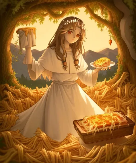 And fenn_jesus ate the bread and dropped upon it the churned milk of the (lasagna tree)