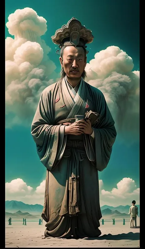 8k high quality, detailed, colorful analog photo, masterpiece, photorealistic, vibrant color film, masterclass, heavy (film grain), Fujicolor 400, Nikon F401,Dunhuang background,standing,floating,oriental architecture,cloudy and smoke,<lora:add_detail:0.5> <lora:more_details:0.25> <lora:FantasyWorldV1:0.25> ,
all races in same proportions, all faces and pictures must be different, use all spectre of your different emotions from happiness to anger, do what you want and how you want, <lora:xuanxue_v6.0:0.4>