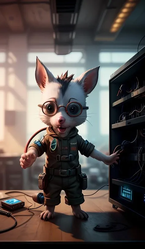 stuart little,electronics, motors, wires, buttons, lcd, artstation trending, unreal engine 5 <lora:add_detail:0.5> <lora:more_details:0.25> <lora:FantasyWorldV1:0.25>