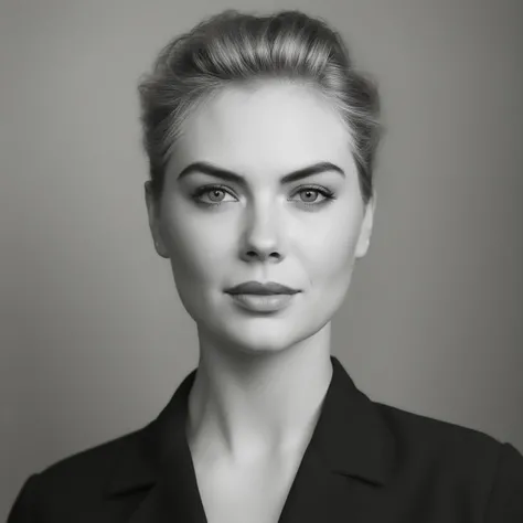 an exquisite portrait photograph, 85mm medium format photo of (ohwx woman) <lora:Kate Upton:1> with a classic haircut