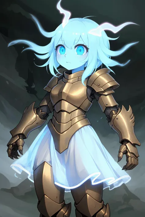 monster_girl, bakemonogatari, Living_Armor, (ghostly:1)