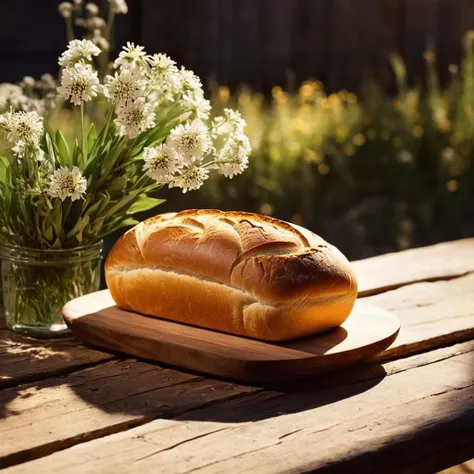 cinematic film still of <lora:Juxtaposition style:1>
Juxtaposition of a piece of bread sitting on top of a wooden table,flower,outdoors,food,no humans,scenery,plate,realistic,bread,food focus,photo background,still life Juxtaposition, artistic, photography, dramatic light, dramatic shadow light, contrast, saturated color, cinematic, filmic, photographic, realistic, realism, perfection, perfect, Juxtaposed, opposite, different things, side by side, syncretism, antithesis, Juxtaposition style, shallow depth of field, vignette, highly detailed, high budget, bokeh, cinemascope, moody, epic, gorgeous, film grain, grainy