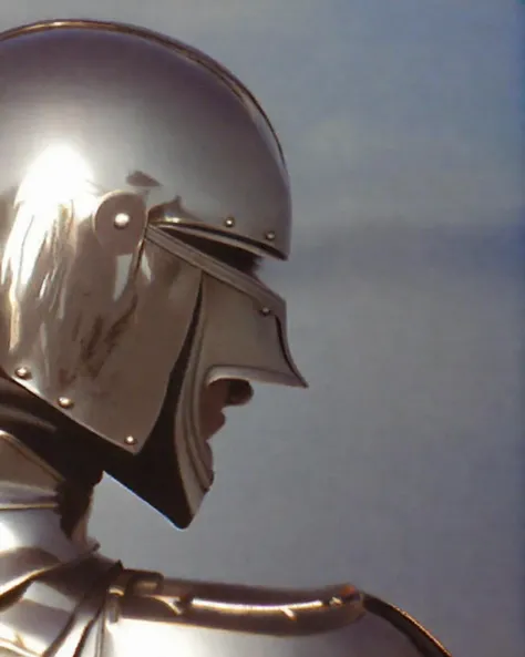 lowfi, armor, person, knight, beautiful, shiny metal, photo, jpeg, ,  reflection, sky, ligth
<lora:lowfi-step00015000:1>