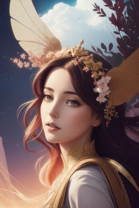 1girl, (by ND Stevenson:1.2) , grand illustration, art by anna dittmann, portrait mixed with natural elements, Magical fauna and nature, (deep red theme:0.7) , Victorian ([Canis Minor constellation|Apartment]:1.3) , it is very [Ruthless|Shabby] and Pastel, it is designed by Sega, it is made from Exoplanet, inside a Airy cityscape, Clear skies, Panorama, Sketch, Grim, Medieval art, Warm lighting, Depth of field 270mm, Infrared, White and Indigo, Gilded, artstation, RTX, surrealism, digital art