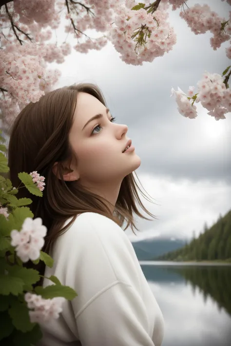 1girl, exquisite Pastels artwork, good-looking, side-profile of a Cloudy Uptight ([Squirrel:Binary star:4]:1.3) , blossoms and Geranium background, lush woods and lake, Thunderstorm, Bokeh, Masterpiece, Amusing, Vorticism Art, cinematic lighting, L USM, Grayscale, triadic, Instagram, 4K, contest winner, [ (horror art stylized by Tony Moore:1.2) , (Kyffin Williams:1.3) , (Truls Espedal:0.7) :12]