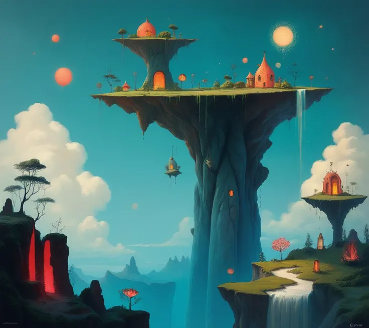 score_9, score_8_up, score_7_up, score_6_up,score_5_up, whimsical, floating island with a magical waterfall, glowing plants, and enchanted creatures, highly detailed, gritty, cinematic, abstract <lora:ponys-dream:.9>
