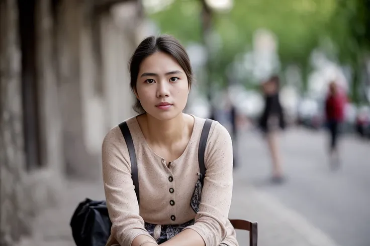 Zeiss_style,masterpiece, best quality,super detailed, high resolution, very detailed, 8k uhd, (Skin Wrinkles: 0.9), (fidelity, fidelity: 1.5), (high detailed skin:0.9), (visible pores:0.6),Clearly visible pores, real skin texture,
((An women sits)),street,night,
((detailed face)),(freckles:0.8), (natural light), amazing, photon mapping, radiosity, amazing physically based rendering, fine detail, best, high quality , RAW Photo, (Bokeh: 1.2), Realistic, (Depth of Field: 0.5), Bokeh Background, (Detail Clothing Features), real skin,(dynamic pose: 0.6), (skindentation),
(((outdoors))),pureerosface_v1,