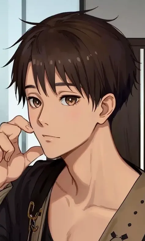1boy,haji,(illustration),masterpiece, best quality, <lora:haiji :1>
