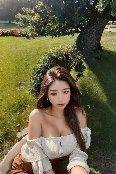 1girl,grass,Red trench,best quality, masterpiece, Rich in detail,brown hair, intricate, elegant, highly detailed, majestic, digital photography, (masterpiece, sidelighting, finely detailed beautiful eyes: 1.2), hdr, kwf,<lora:slg_v11:0.6>, <lora:jieji-majicmixRealistic:0.8>