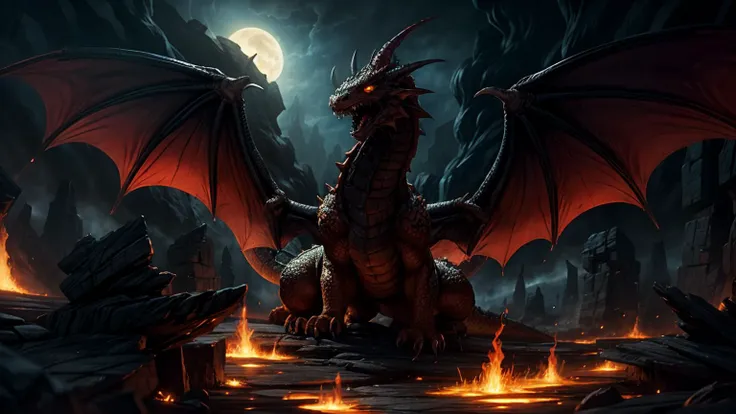 The landscape is engulfed in flames, casting an eerie glow on the twisted and jagged terrain. Sinister creatures roam the fiery abyss, their grotesque forms embodying fear and suffering. Massive, menacing dragons soar through the darkened skies, their piercing eyes radiating malevolence. In the heart of this infernal domain stands a colossal gateway, its ominous presence serving as a gateway to damnation and despair. The air is thick with an oppressive heat, and the deafening screams of tormented souls echo throughout, creating an atmosphere of unrelenting anguish and dread, dragons, a huge gateway,ultra-realistic,32k, best quality, supper detail, landscape, (lava), (fire)
<lora:copax_hell_beta:0.4>, <lora:add_detail:1>