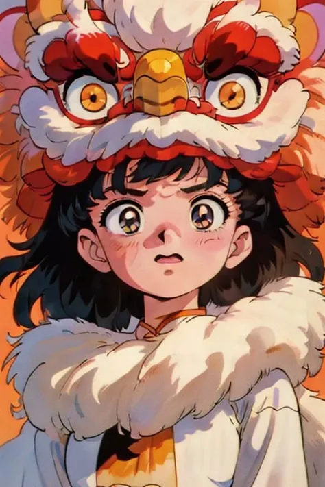 <lora:EPTakeuchiNaokoStyle-03:0.8>,EPTakeuchiNaokoStyle,1990s \(style\),anime screencap,retro artstyle,anime coloring,traditional media,<lora:LionDanceV1:0.8>,lion_dance,, (masterpiece, best quality, high quality, highres, ultra-detailed),