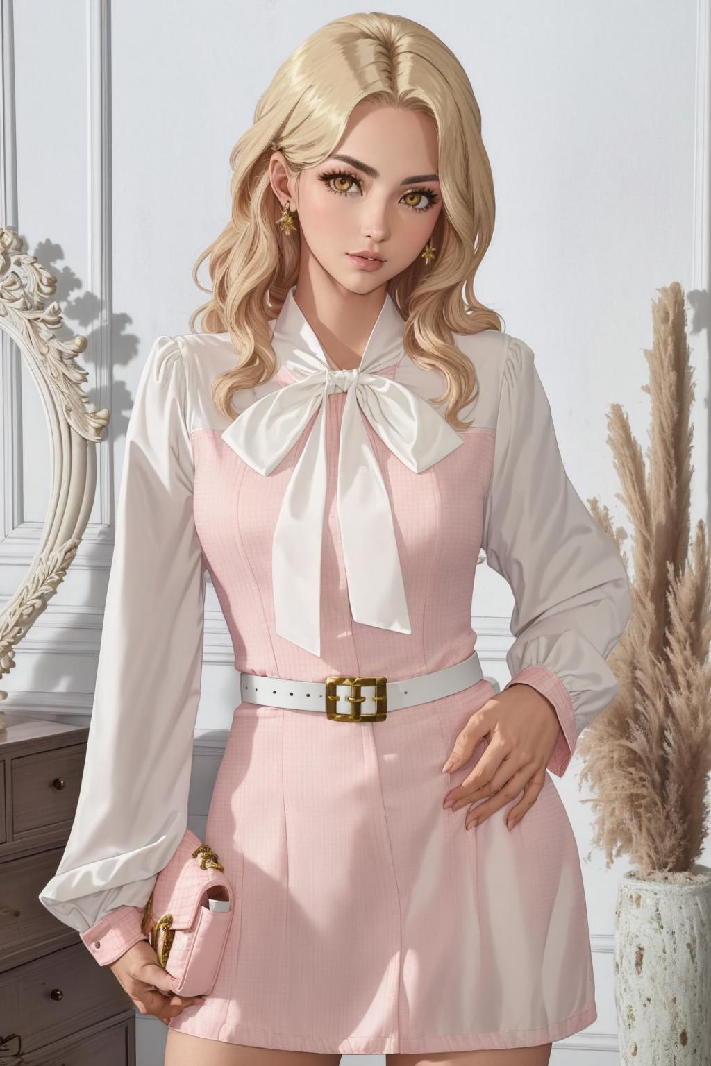 Strictly pink dress №1 v1.0