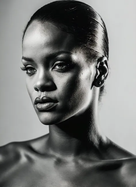 analog style, modelshoot style, portrait of sks woman, epic (photo, studio lighting, hard light, sony a7, 50 mm, matte skin, pores, colors, hyperdetailed, hyperrealistic), <lora:locon_rihanna_v1_from_v1_64_32:1.3>