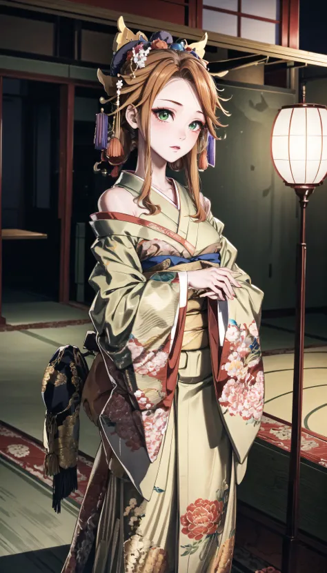 (cowboy shot), sfw, (masterpiece), (best quality:1.0), (ultra highres:1.0), detailed eyes,
BREAK
<lora:Etie_feEngage:0.6> Etie, 1girl, green eyes, ginger hair, posing
<lyco:edgOiran_face,perfect edgOiran_body,edgOiran_makeup,edgOiran_hairstyle:0.8> perfect edgOiran_body,edgOiran_makeup, kimono
BREAK
(indoors, gorgeous view)