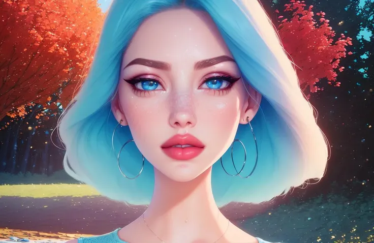 (dreamlikeart style redshift style analog style:1.2),mdjrny-v4 style, studio_ghibli_anime_style style, copeseethemald style,thepit bimbo,glossy sexy bimbo, 

1girl, solo, 

pantsuit, business suit, elegant suit, three piece suit, white shirt, skirt,
[Emma Stone:Ashley Graham:0.60]
beautiful detailed blue_eyes, 
smile,
outside, nature, trees, flowers,  
medium shot, 
crossed legs,

[(colorful explosion psychedelic paint colors:1.2)::0.20],

cover art, illustration, studio shot, (anime:0.8),

smooth skin,oily skin, subsurface skin scattering, shiny skin, vax, 3d, plastic,
choker, earrings, eyelashes, eyeshadow, lips, lipstick, jewelry, makeup, nose, parted_lips, navel,