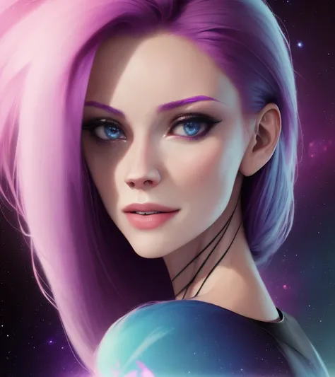 19yo female, pale skin, European,

[(colorful explosion psychedelic paint colors:1.2)::0.375]

sport outfit, closeup, extreme closeup, photorealistic, 
smiling,
purple hair, tattoos, 
(full body), perfect eyes, athletic, realistic proportions,
(outer space background:1.1),
vivid colors,
by Mark Edward Fischbach, artstation, concept art,  masterpiece,  colorful, elaborate background,  photography, smooth, sharp focus,  award-winning,  8K,  hrd,  art by greg rutkowski,