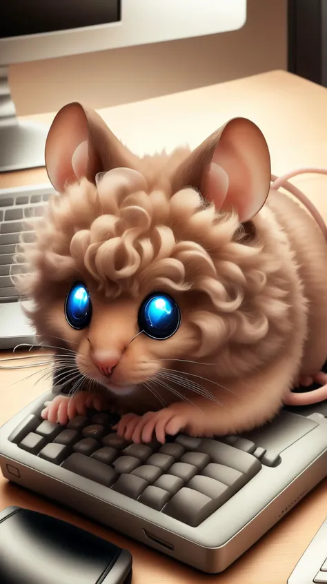 RAW photo, <lora:FurryStyle:1> FurryStyle Computer mice