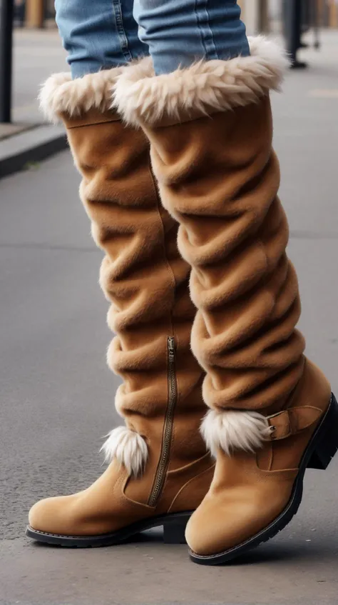 RAW photo, <lora:FurryStyle:1> FurryStyle Boots <lora:add_detail:0.5> Intricate details