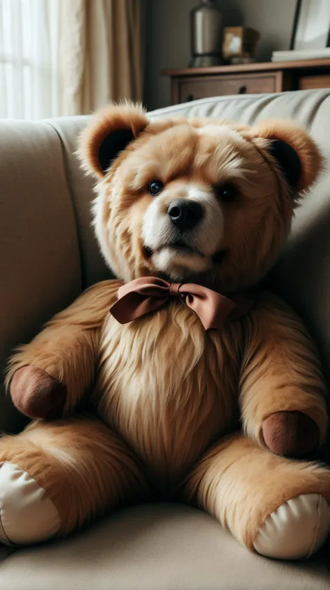 RAW photo, <lora:FurryStyle:1> FurryStyle teddybear <lora:add_detail:0.5> Intricate details