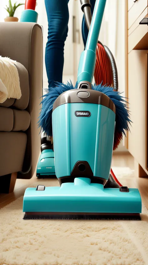 <lora:FurryStyle:1> FurryStyle Cyan Vacuum cleaners