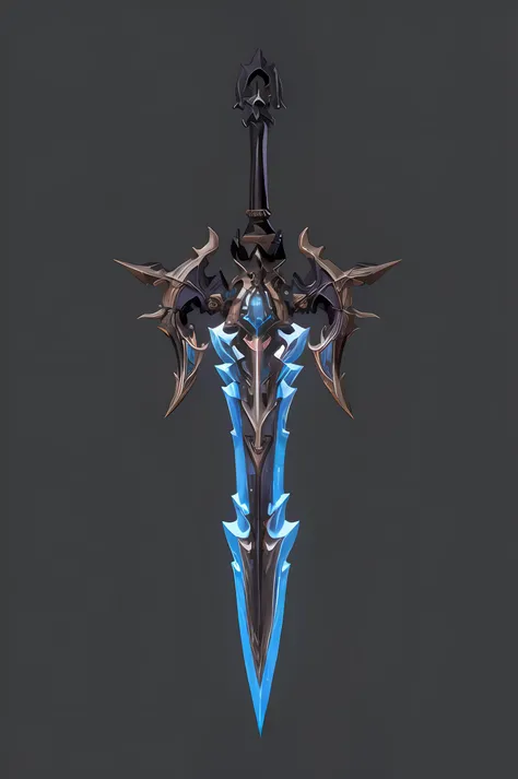 (masterpiece, top quality, best quality, official art, beautiful and aesthetic:1.2),(8k, best quality, masterpiece:1.2), <lora:CGweaponiconbsw_20230626123408:1>,glowing, lighting,