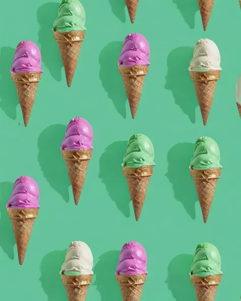 ice cream, Vine color