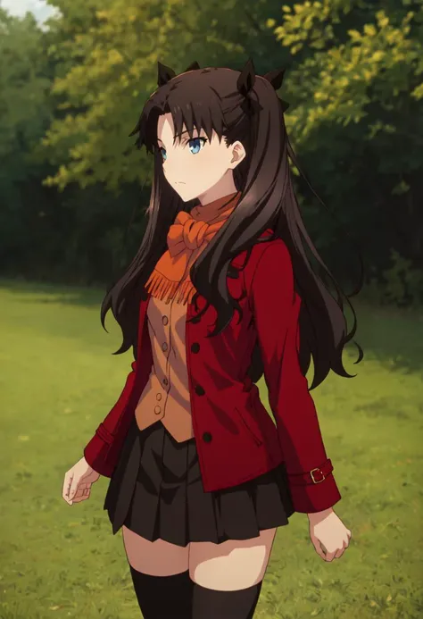 bmasterpiece、top-quality、hight resolution)、 Real life adaption for this character, Masterpiece, high quality, best lighting, cinematic, 1girl, tokisaki kurumi, black hair, low twintails, ((right eye red, left eye yellow)), (basketball uniform), (perfect body), (((big thigh))), looking at viewer, standing, outdoors