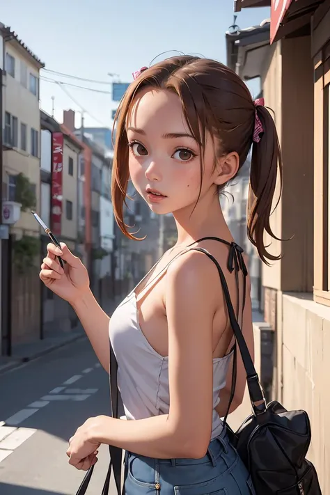 (masterpiece, best quality), 1girl, 22 years old, <lora:MashimaroV2TEST:1> immiu,