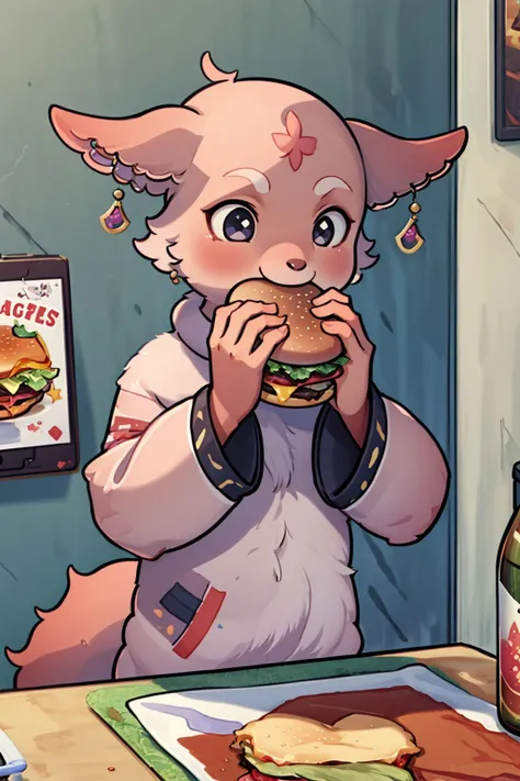 (masterpiece, high quality, extremely detailed, high resolution:1.1), <lora:YaeMikoFox:1>, YaeMikoFox eating two-handed burger <lora:borger-nvwls-v4:1>